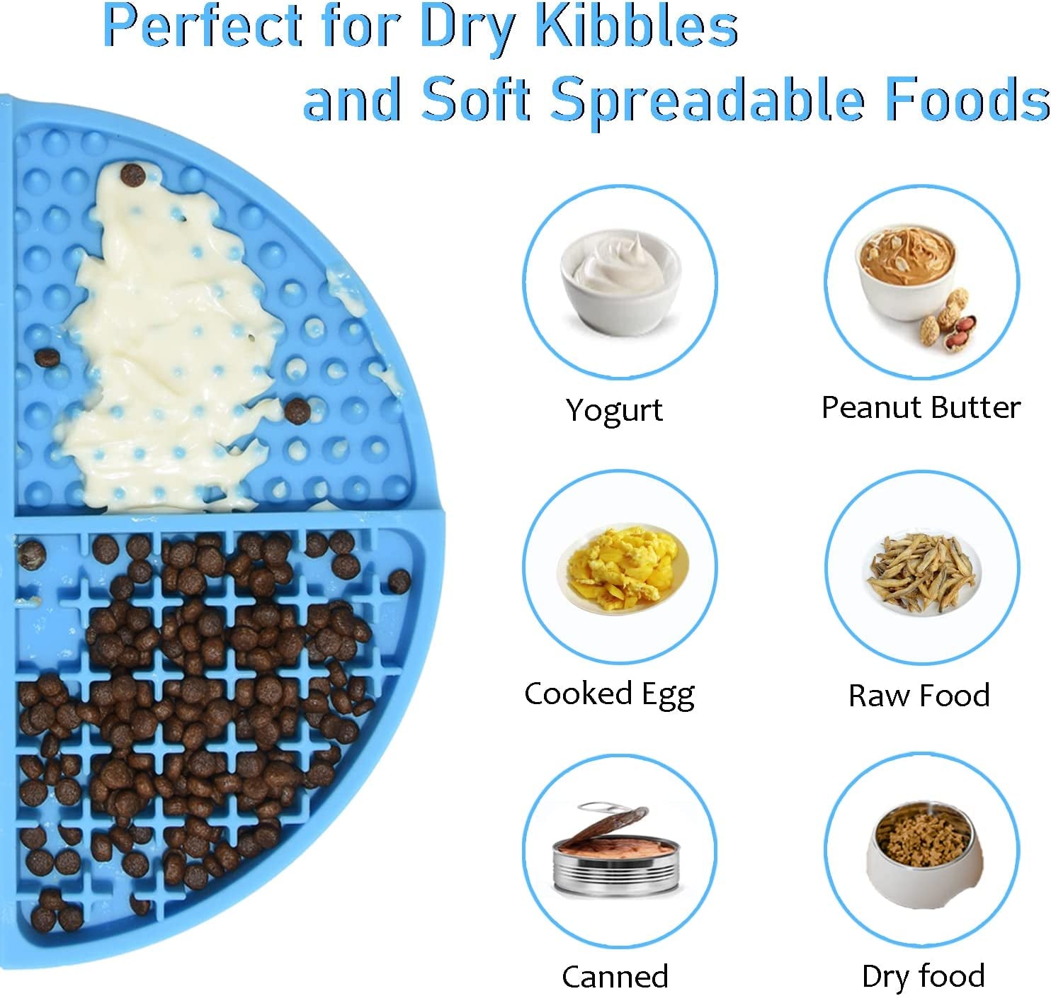 Ultimate Slow Feeder & Licking Mat for Dogs and Cats - Anxiety Relief & Boredom Buster! Perfect for Treats, Grooming, and Bath Time!