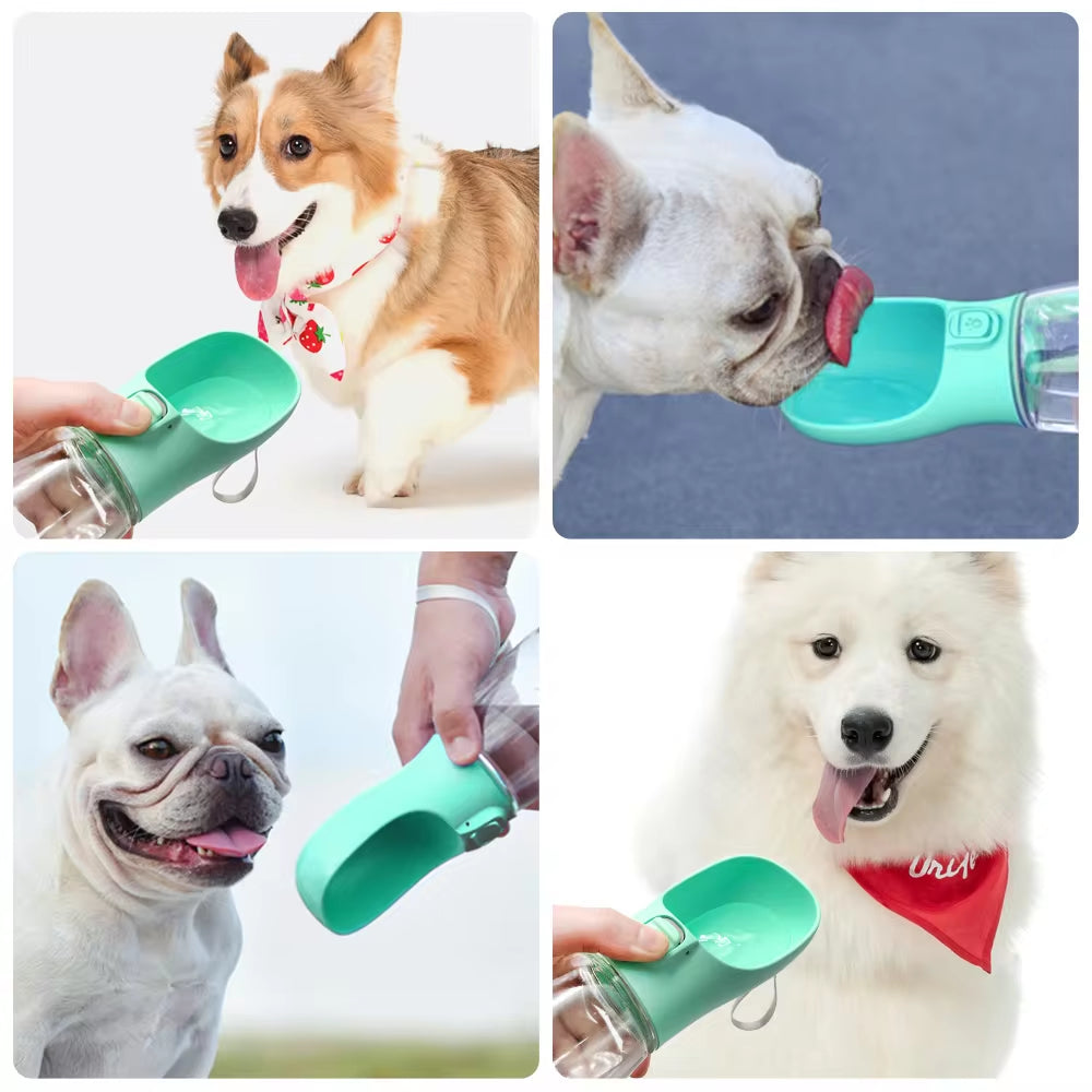 Ultimate Portable Dog Water Bottle - Leakproof Travel Bowl for Dogs & Cats - Perfect for Outdoor Adventures with Small & Large Breeds!