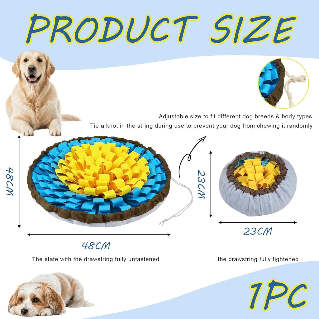 Interactive Snuffle Mat for Dogs - Durable, Non-Slip Sniffing Rug to Enhance Foraging Skills - Perfect for Large Dogs and Puppies