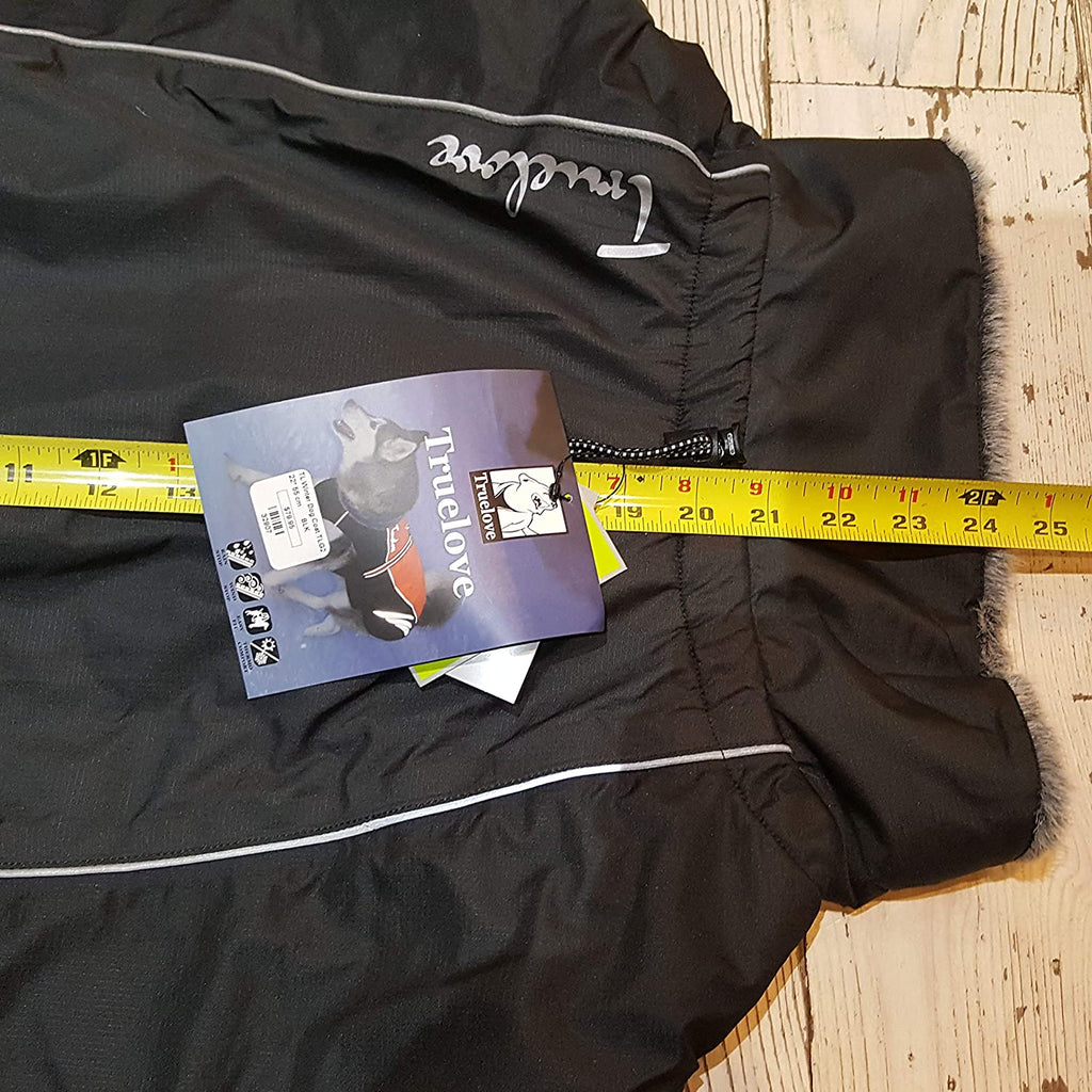 Mt. Tallac Winter Dog Coat - Premium Black Technical Jacket for Size 22" (55cm) Dogs