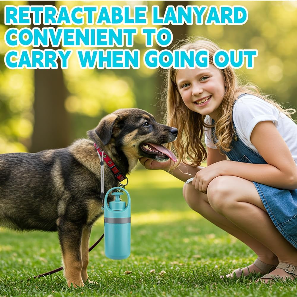 Ultimate Portable Dog Pooper Scooper - No Touch, Leak-Proof Design with Bags Included for Effortless Cleanup! Ideal for All Dog Sizes!