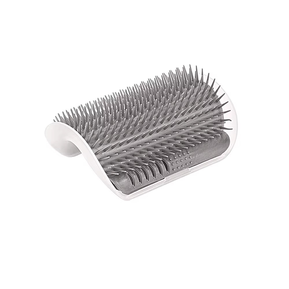 4X Cat Self Groomer Brush - Wall Corner Massage & Scratching Comb for Happy, Healthy Cats