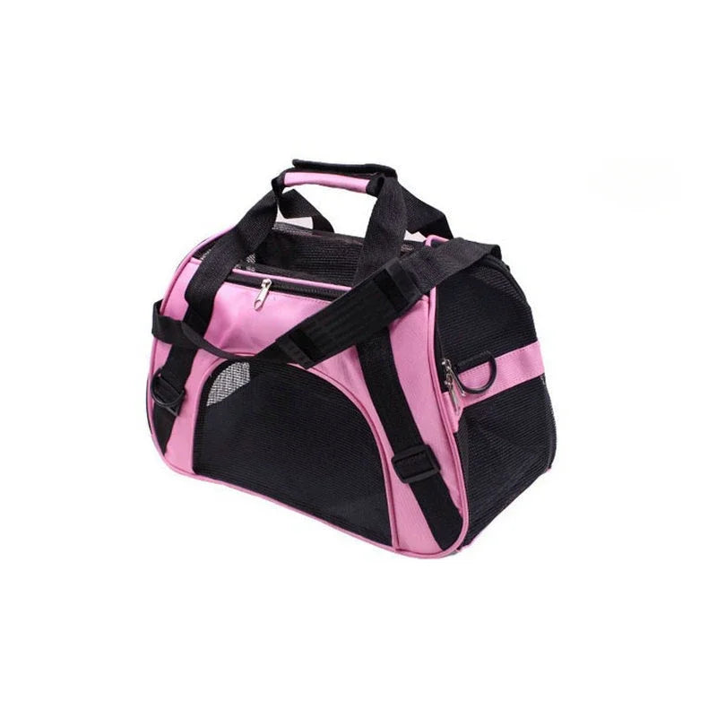 Cat Bags Portable Dog Carrier Bag – Breathable Mesh Pet Travel Carrier for Small Dogs & Cats, Foldable Handbag Transport Bag