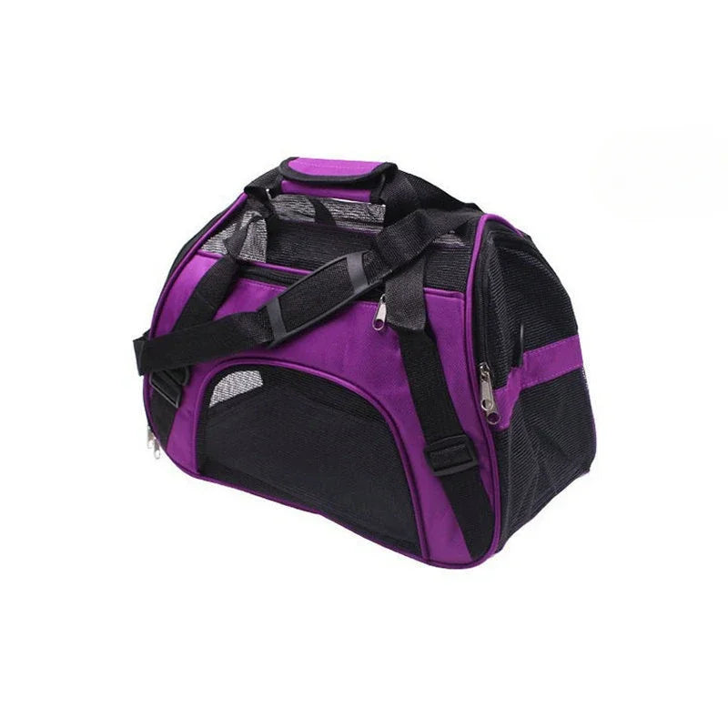 Cat Bags Portable Dog Carrier Bag – Breathable Mesh Pet Travel Carrier for Small Dogs & Cats, Foldable Handbag Transport Bag