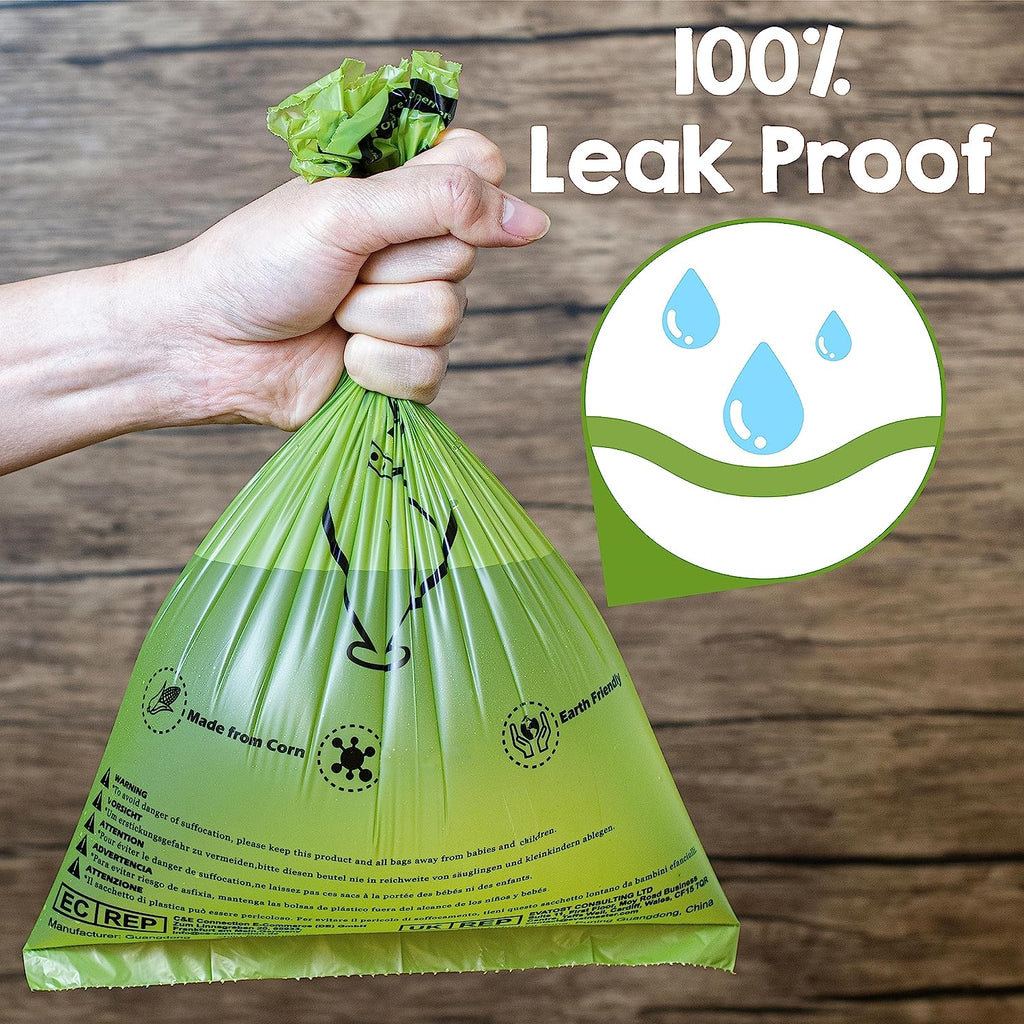 Extra Thick & Strong Dog Poop Bags - 720 Leak-Proof Rolls Made from Eco-Friendly Corn Starch Blend