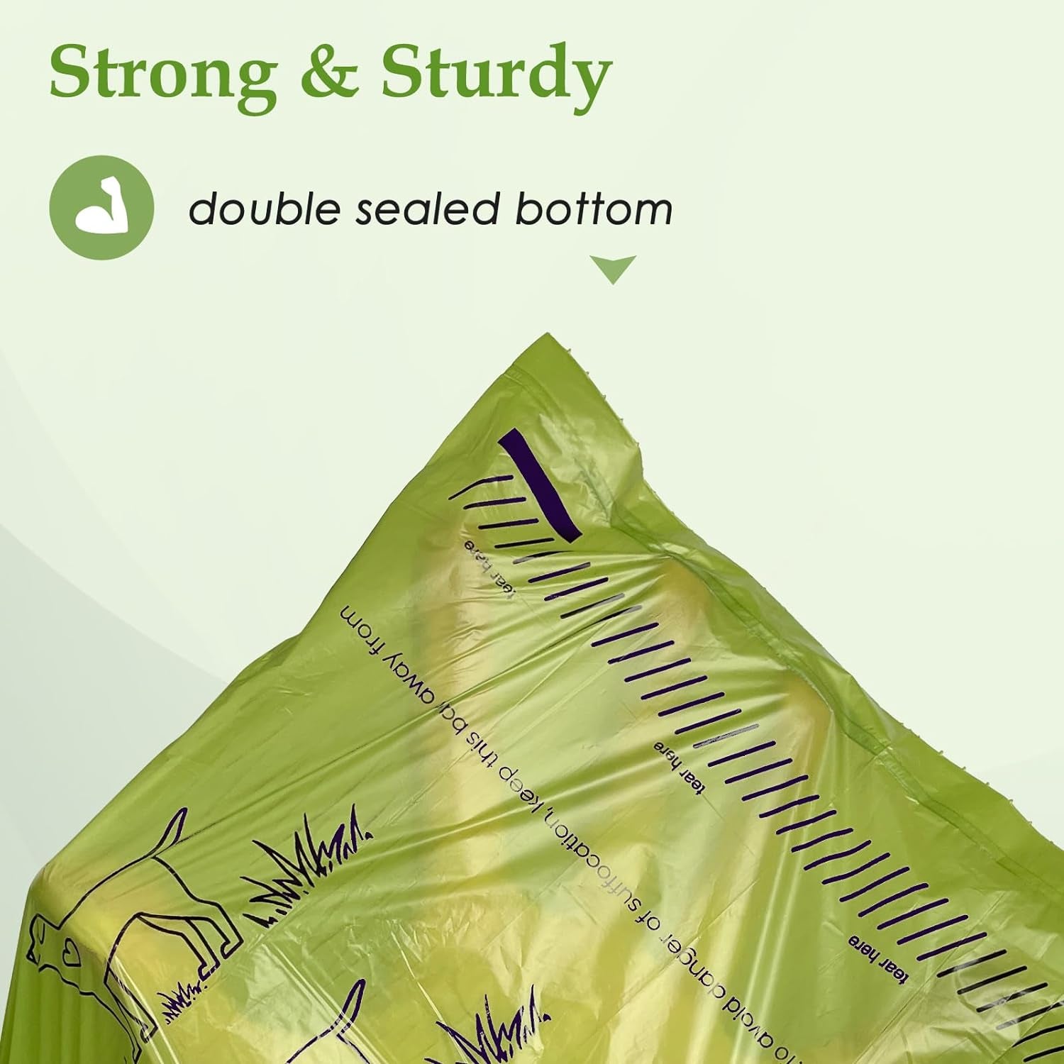 240 Count Lavender Scented Leakproof Dog Poop Bags - Strong & Sturdy 13” x 9” Waste Bags for Pets