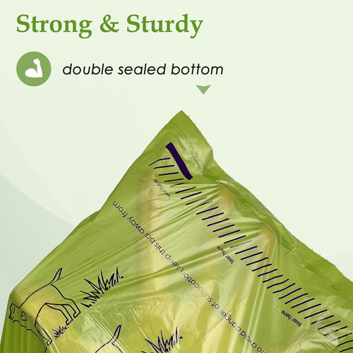 240 Count Lavender Scented Leakproof Dog Poop Bags - Strong & Sturdy 13” x 9” Waste Bags for Pets
