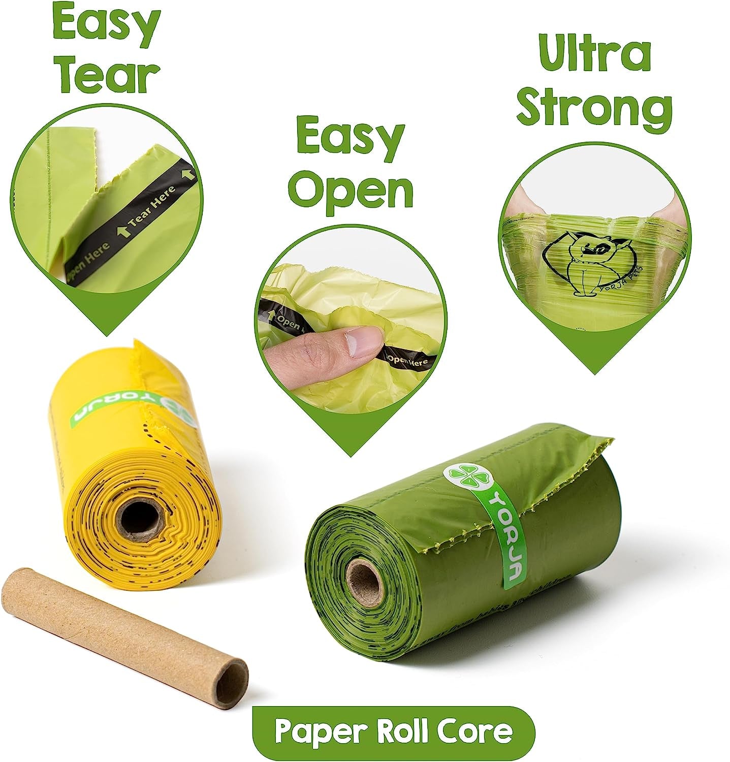 Extra Thick & Strong Dog Poop Bags - 720 Leak-Proof Rolls Made from Eco-Friendly Corn Starch Blend