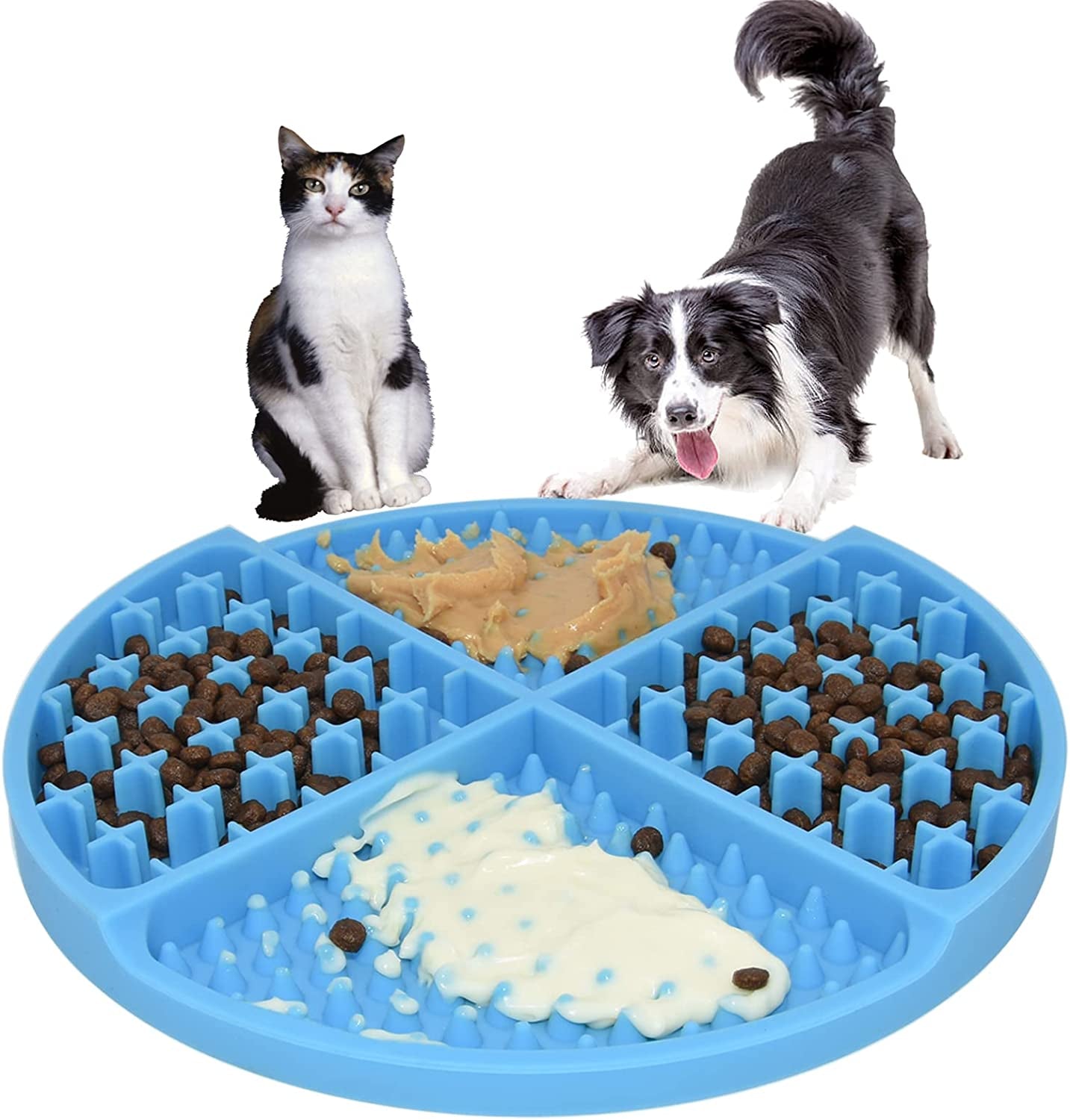 Ultimate Slow Feeder & Licking Mat for Dogs and Cats - Anxiety Relief & Boredom Buster! Perfect for Treats, Grooming, and Bath Time!
