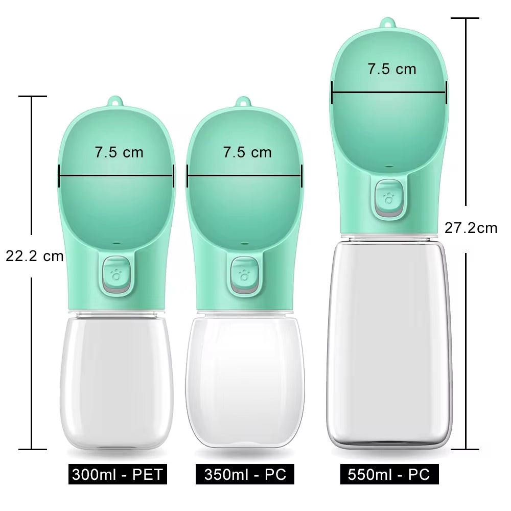 Ultimate Portable Dog Water Bottle - Leakproof Travel Bowl for Dogs & Cats - Perfect for Outdoor Adventures with Small & Large Breeds!