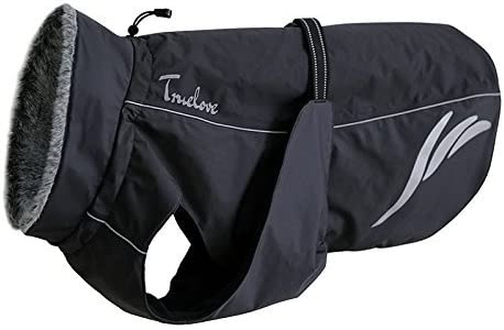 Mt. Tallac Winter Dog Coat - Premium Black Technical Jacket for Size 22" (55cm) Dogs